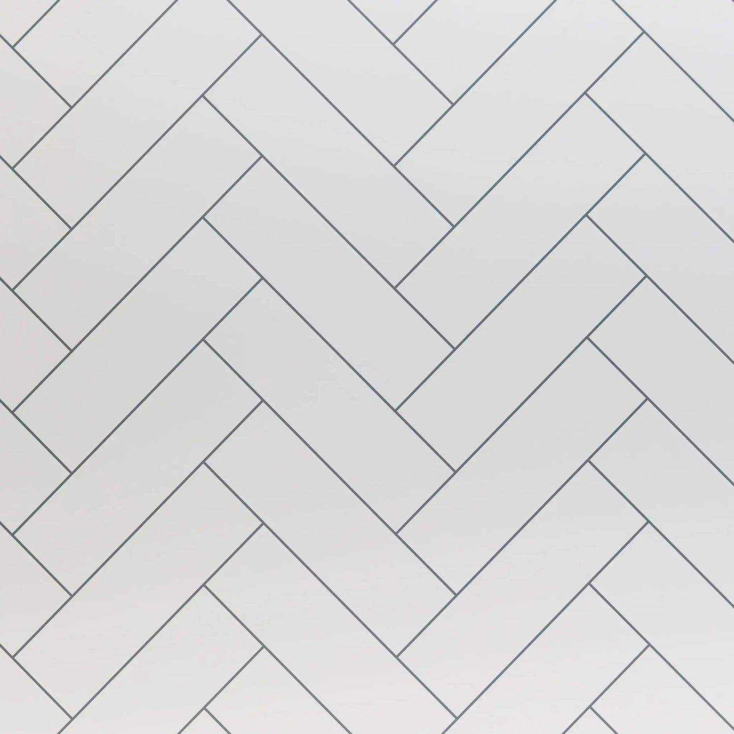 Herringbone white 10mm matt