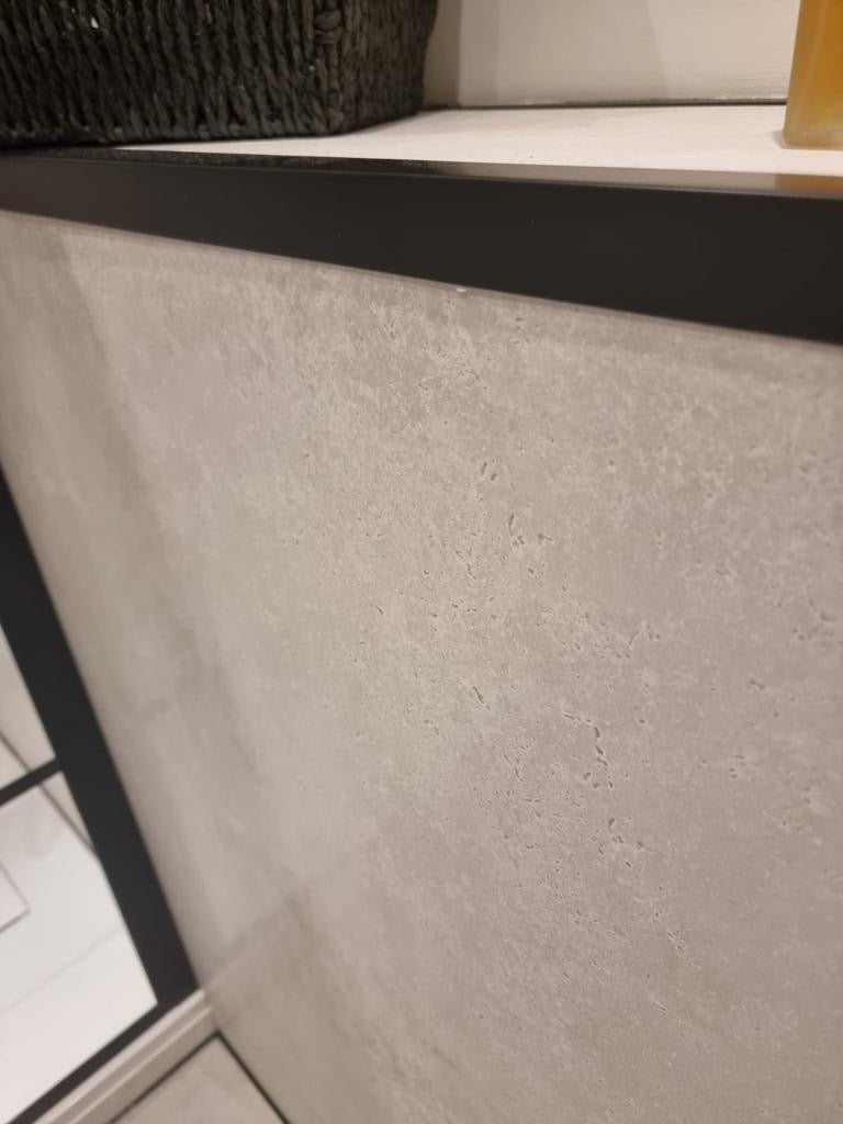White concrete metre wide panel 10mm