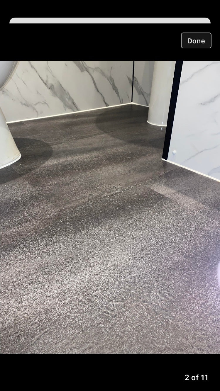 Black tiree slate LVT