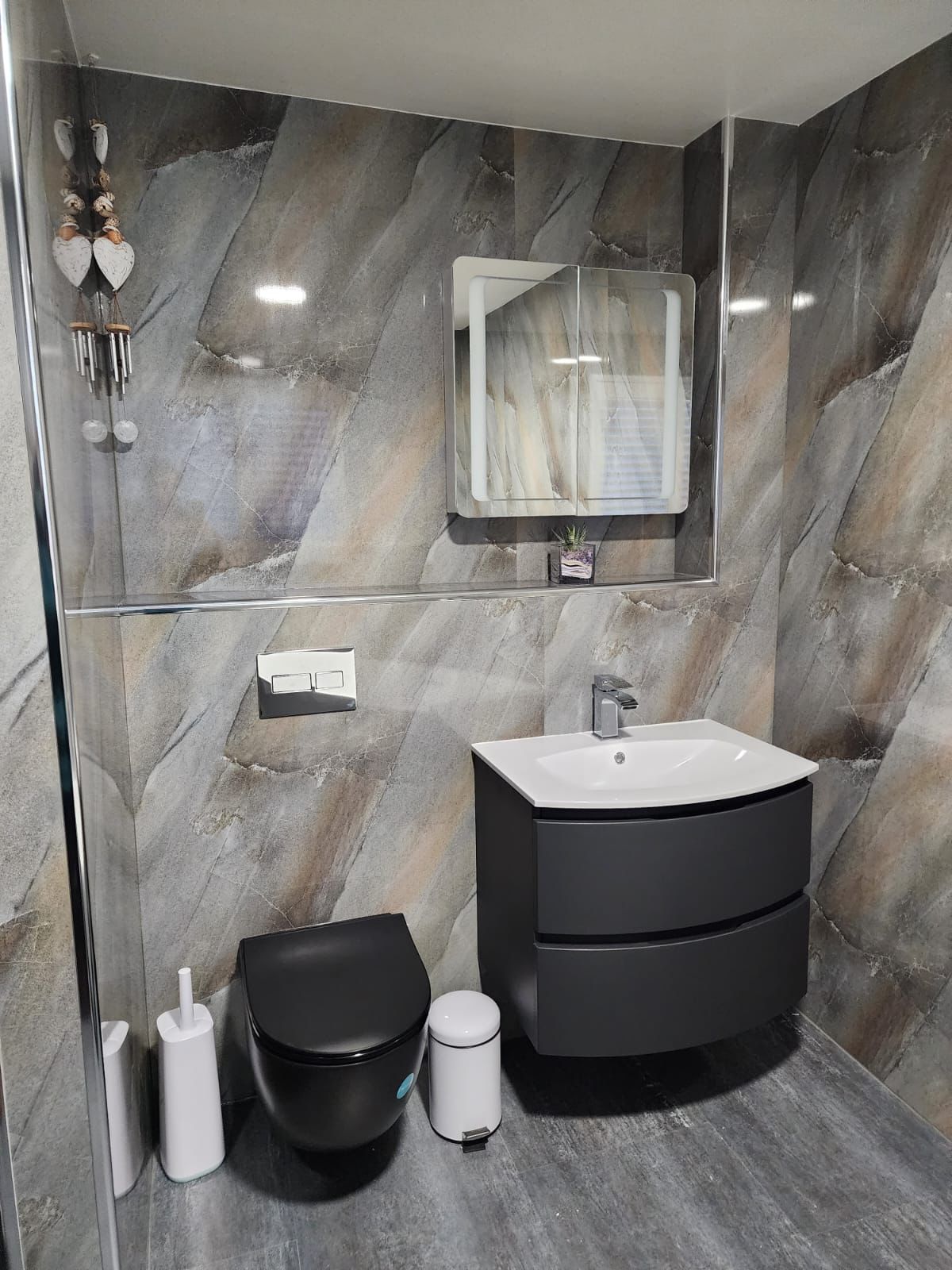 Astra stone matte/gloss metre wide panel