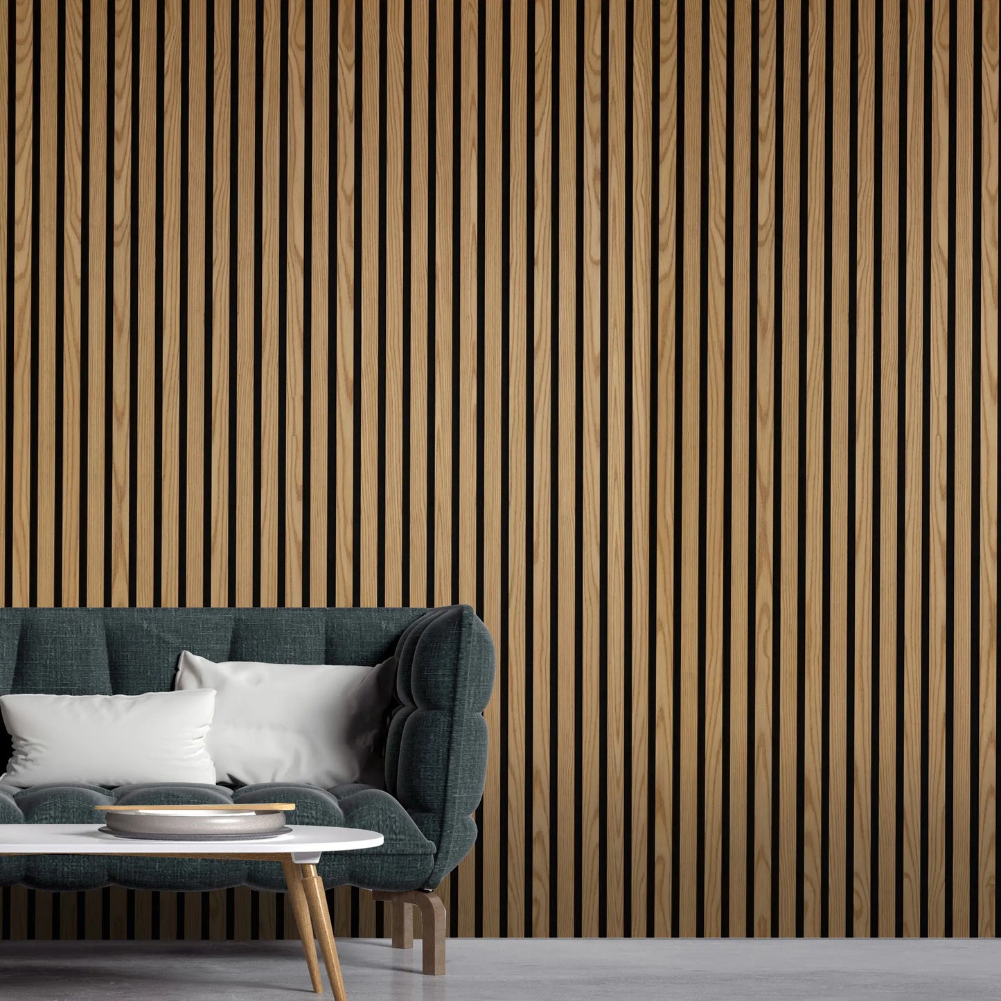 Acoustic Slat Wall Natural Ash