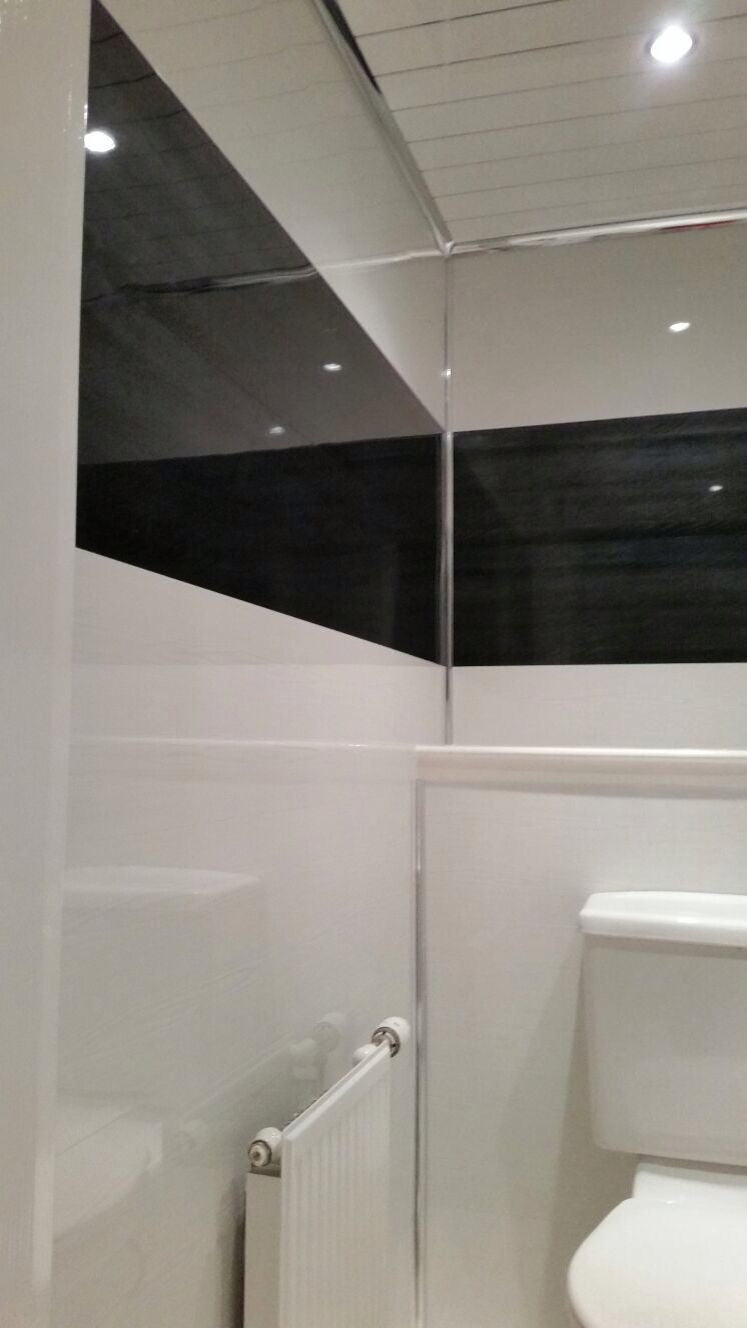 Pvc White wood gloss 10mm