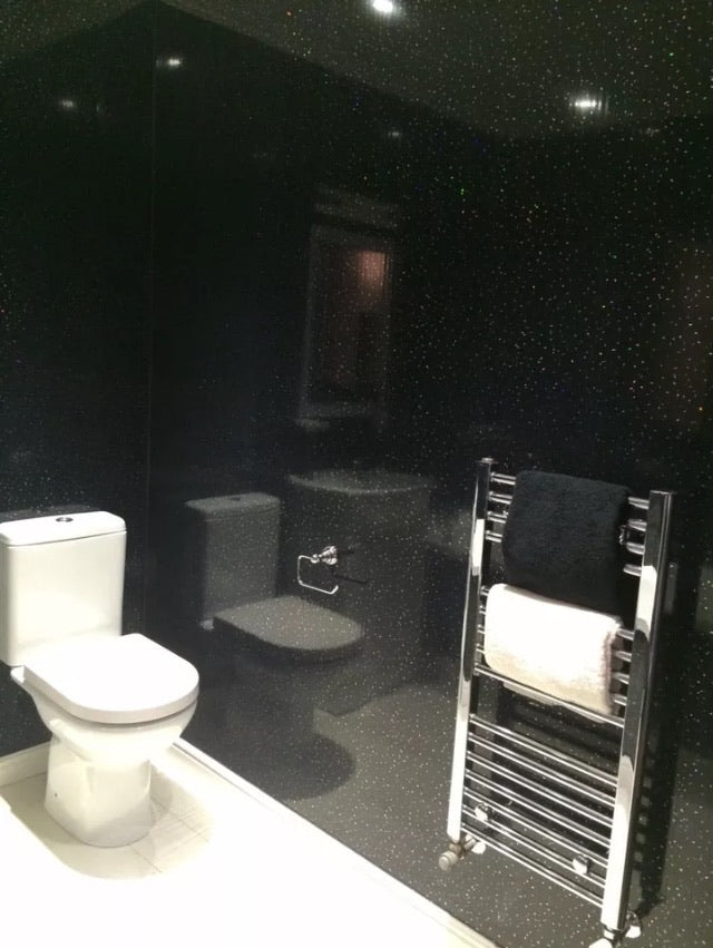 Wet Wall Black Sparkle