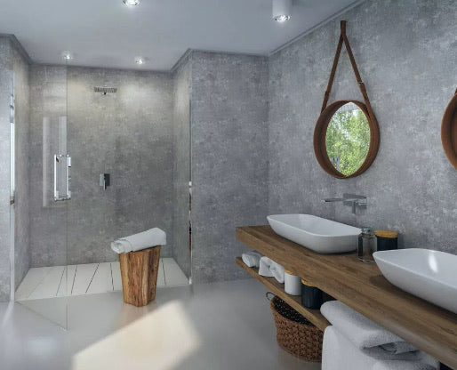 Wet Wall Concrete black Slate