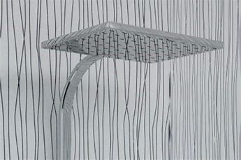 Silver String Wet Wall