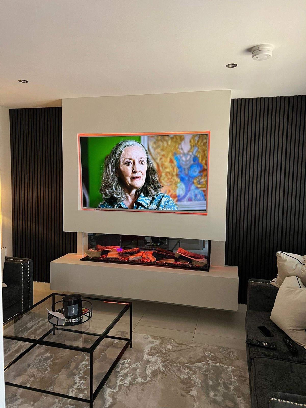 3 sided acoustic wall panels