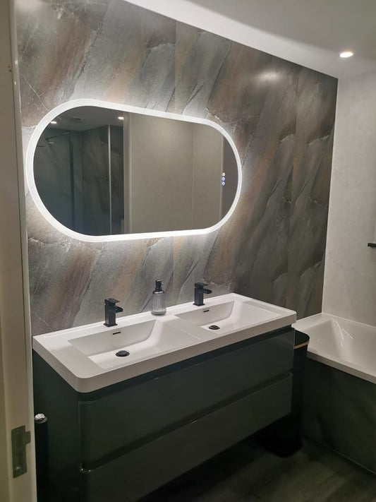 Astra stone matte/gloss metre wide panel