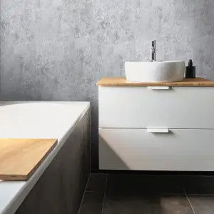 Concrete Black Matt 10mm solid panel