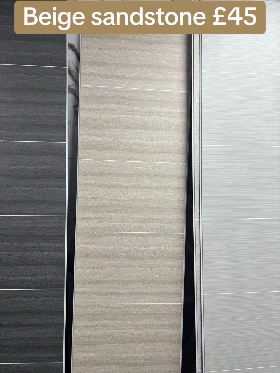 Beige sandstone tile