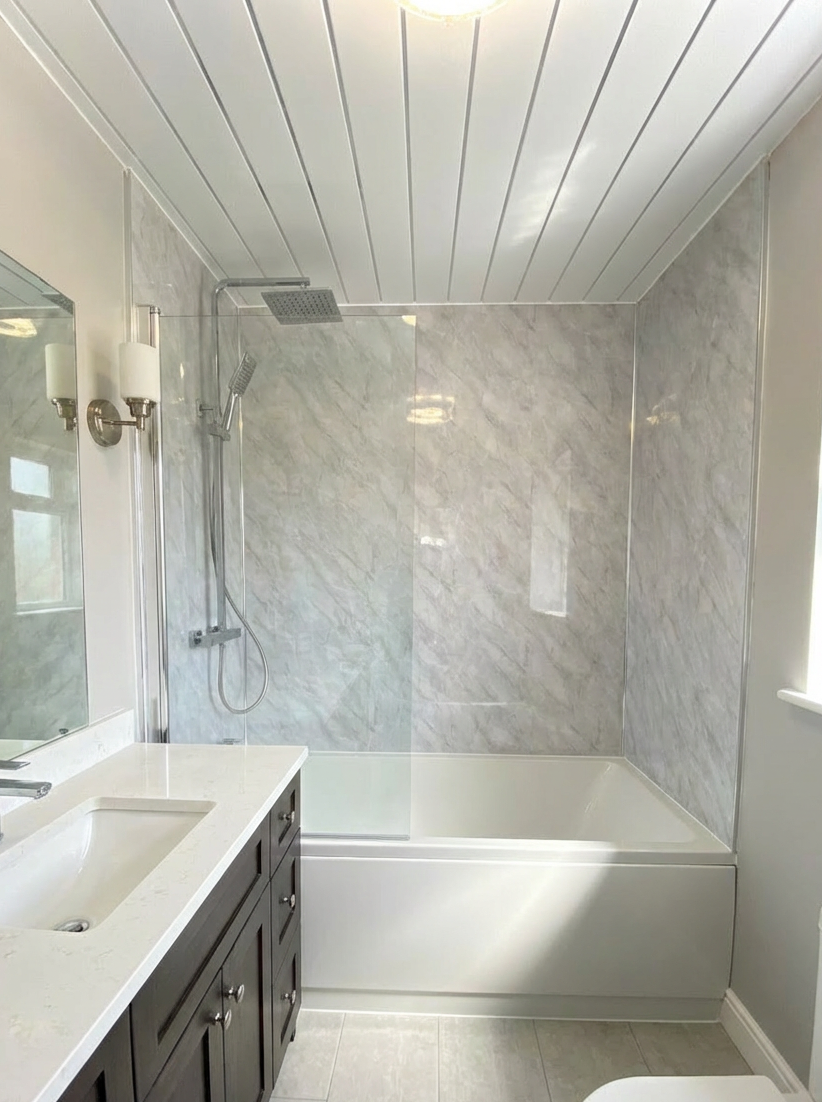 Pvc Grey marble 10mm