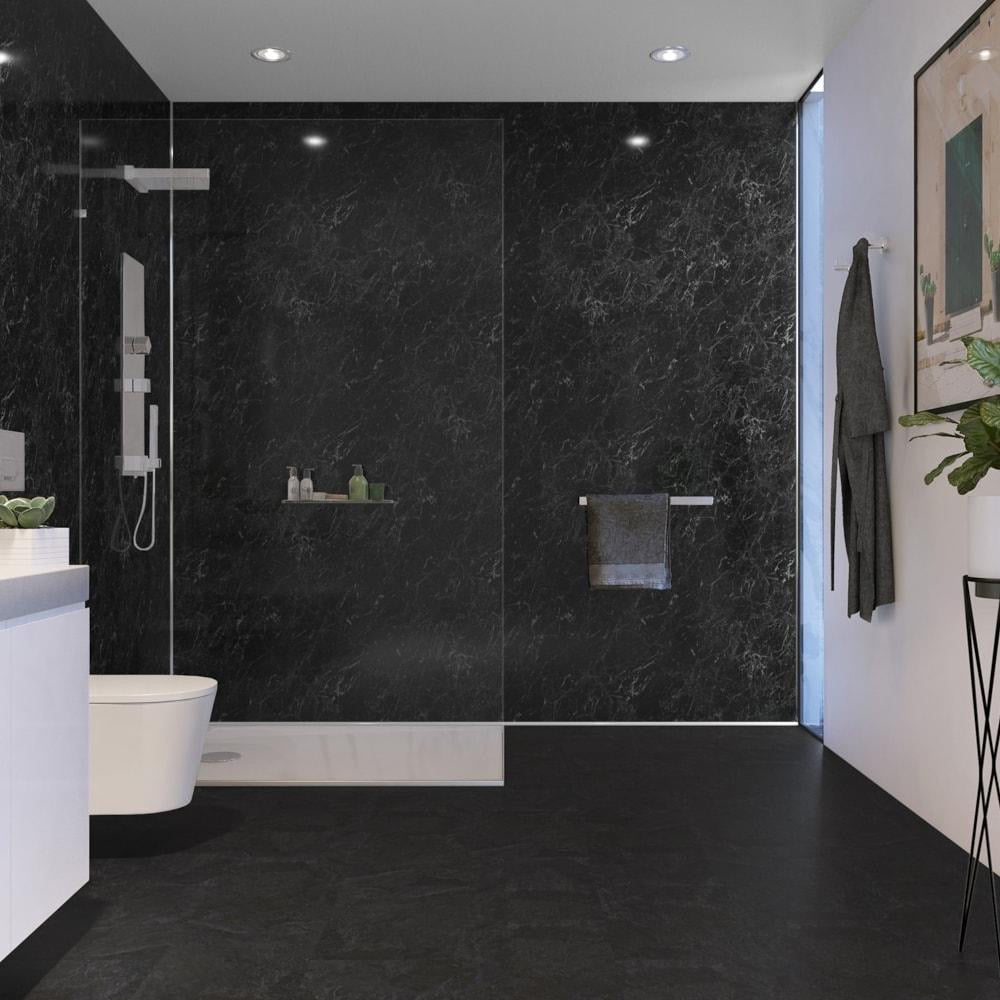 Wet Wall Black Marble